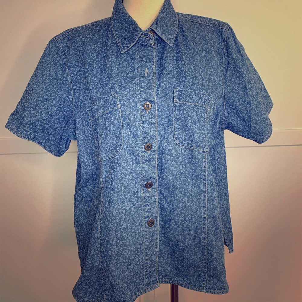 Vintage Koret Chambray Floral Short